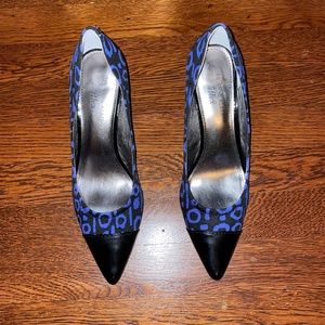Anne Klein Flex Sole Black and Blue Pumps.  Size 8.5. Never worn!